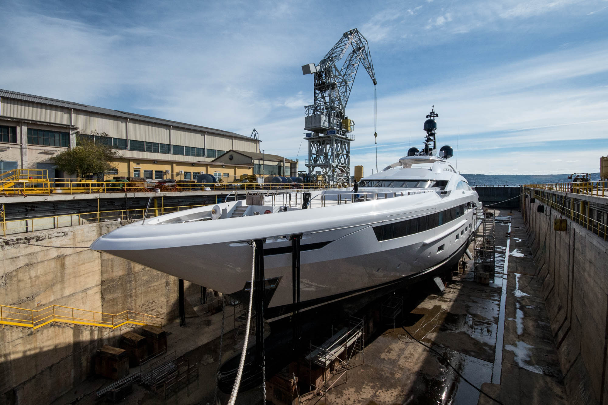 mega yacht a trieste